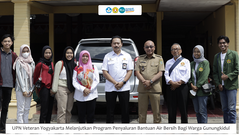 UPN Veteran Yogyakarta Melanjutkan Program Penyaluran Bantuan Air Bersih Bagi Warga Gunungkidul