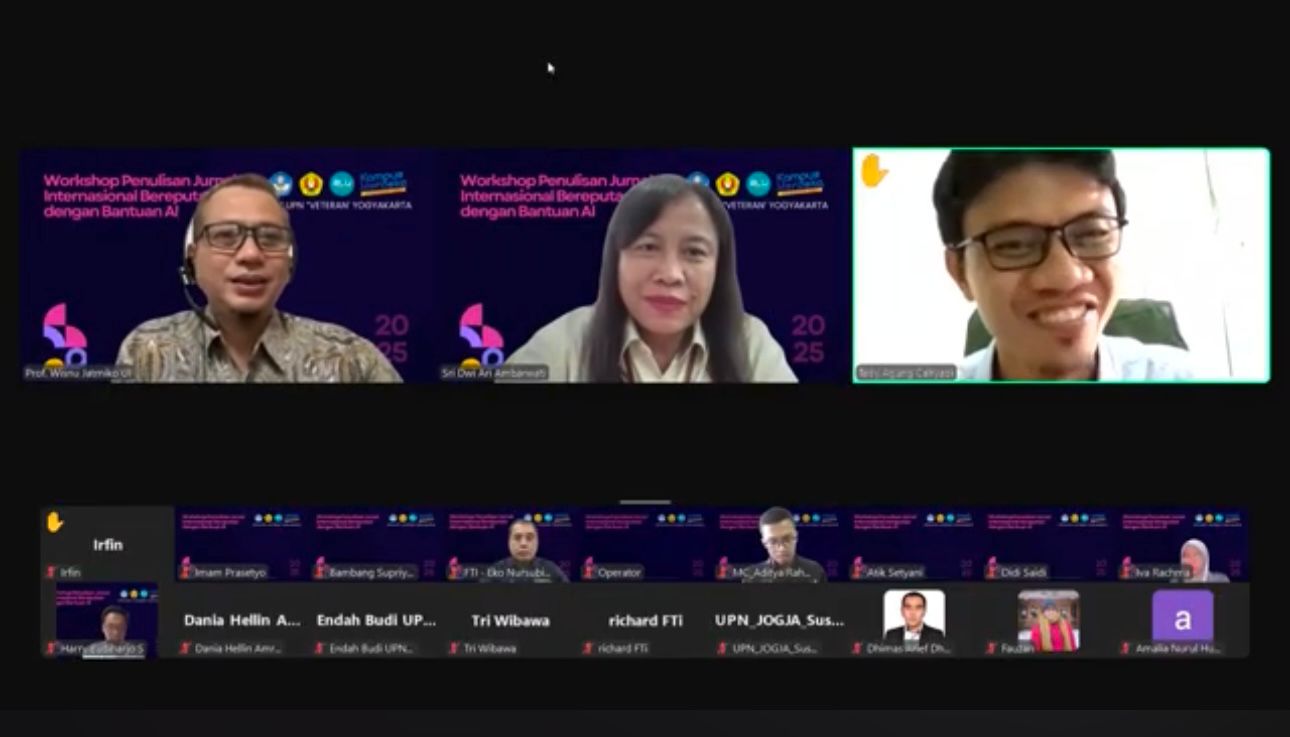 Workshop Penulisan Jurnal Internasional Bereputasi dengan Bantuan AI