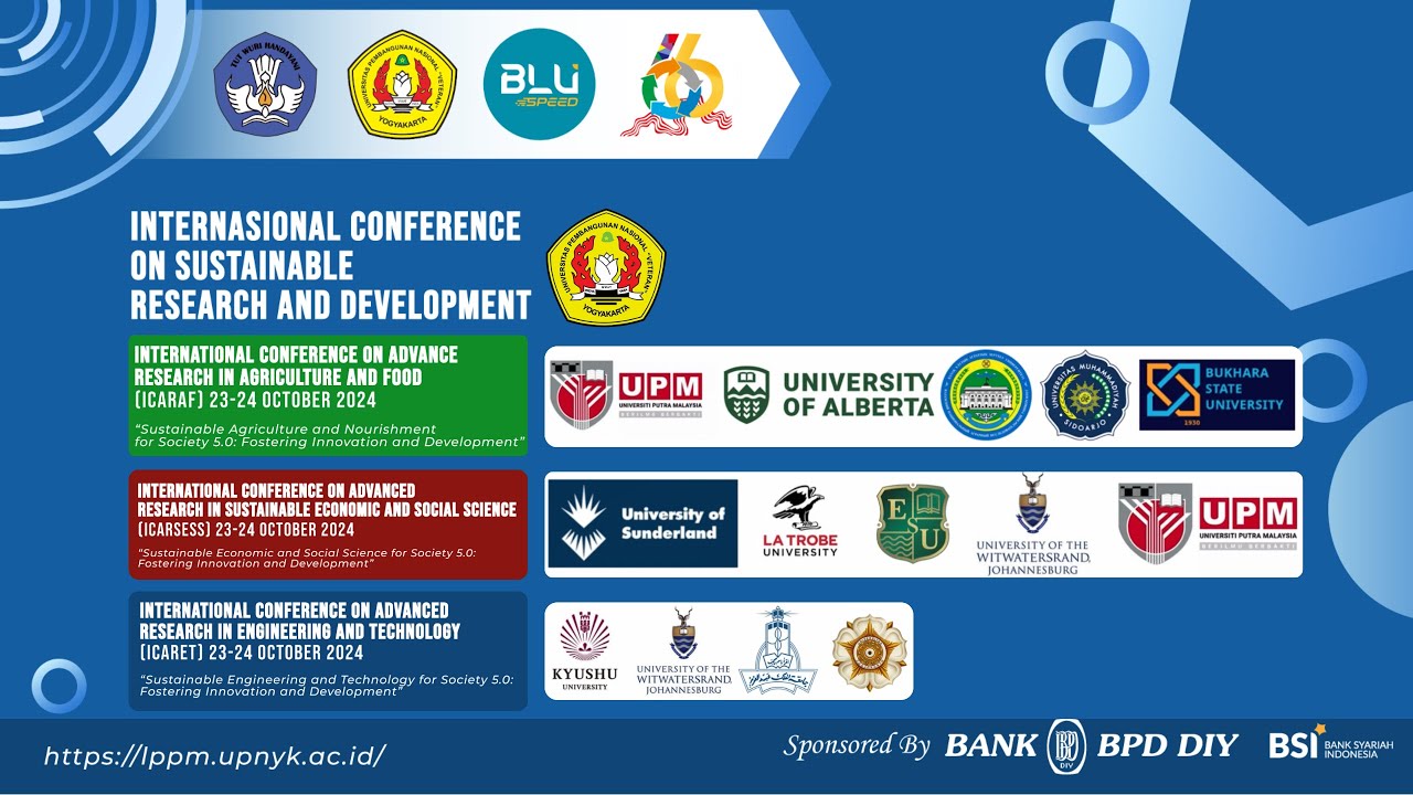 International Conference on Sustainable Research and Development 2024