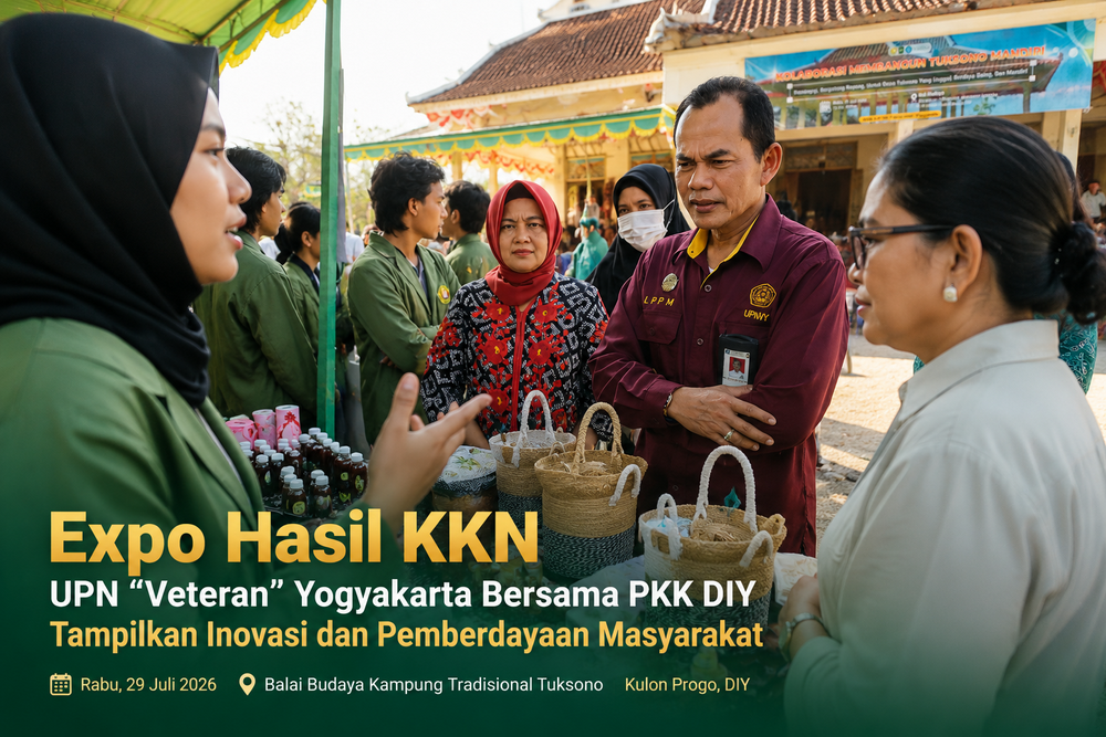 Sinergi Kampus, PKK DIY, UMKM, dan Masyarakat Tuksono dalam Expo Hasil KKN UPN "Veteran" Yogyakarta