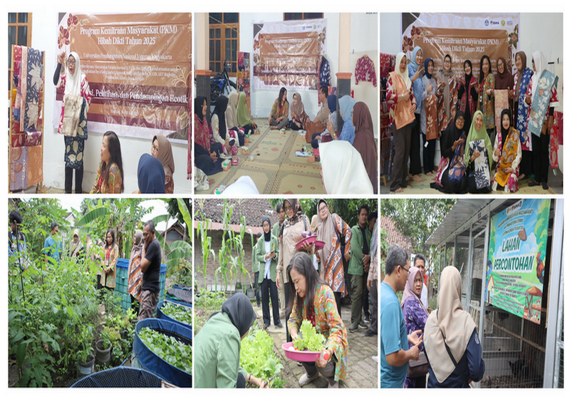Ecotik dan Eco-lifestyle untuk Peningkatan Kesejahteraan Masyarakat dilaksanakan Monev Lapangan