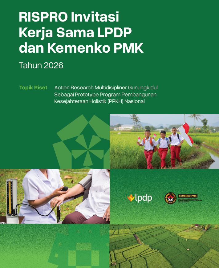 Undangan Sosialisasi Pendanaan RISPRO Invitasi Dosen UPNYK, Kerja Sama LPDP dengan Kemenko PMK