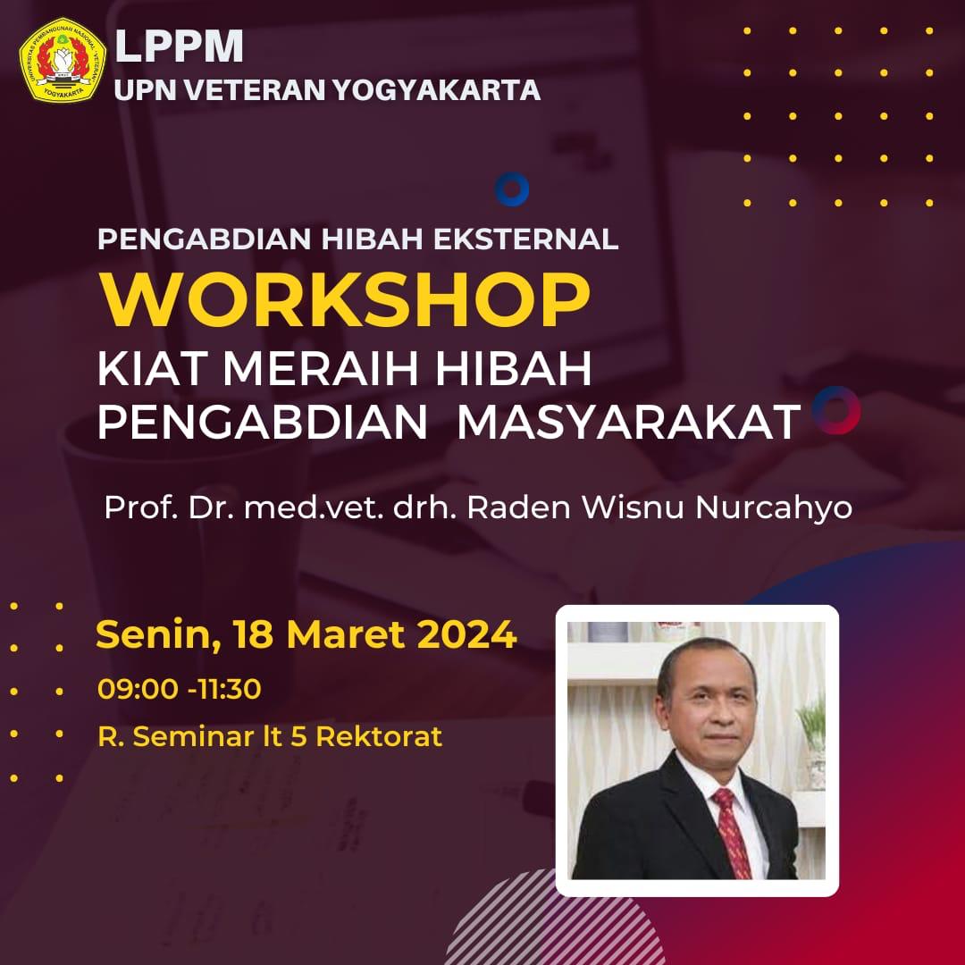 Workshop Kiat Meraih Hibah Pengabdian Masyarakat