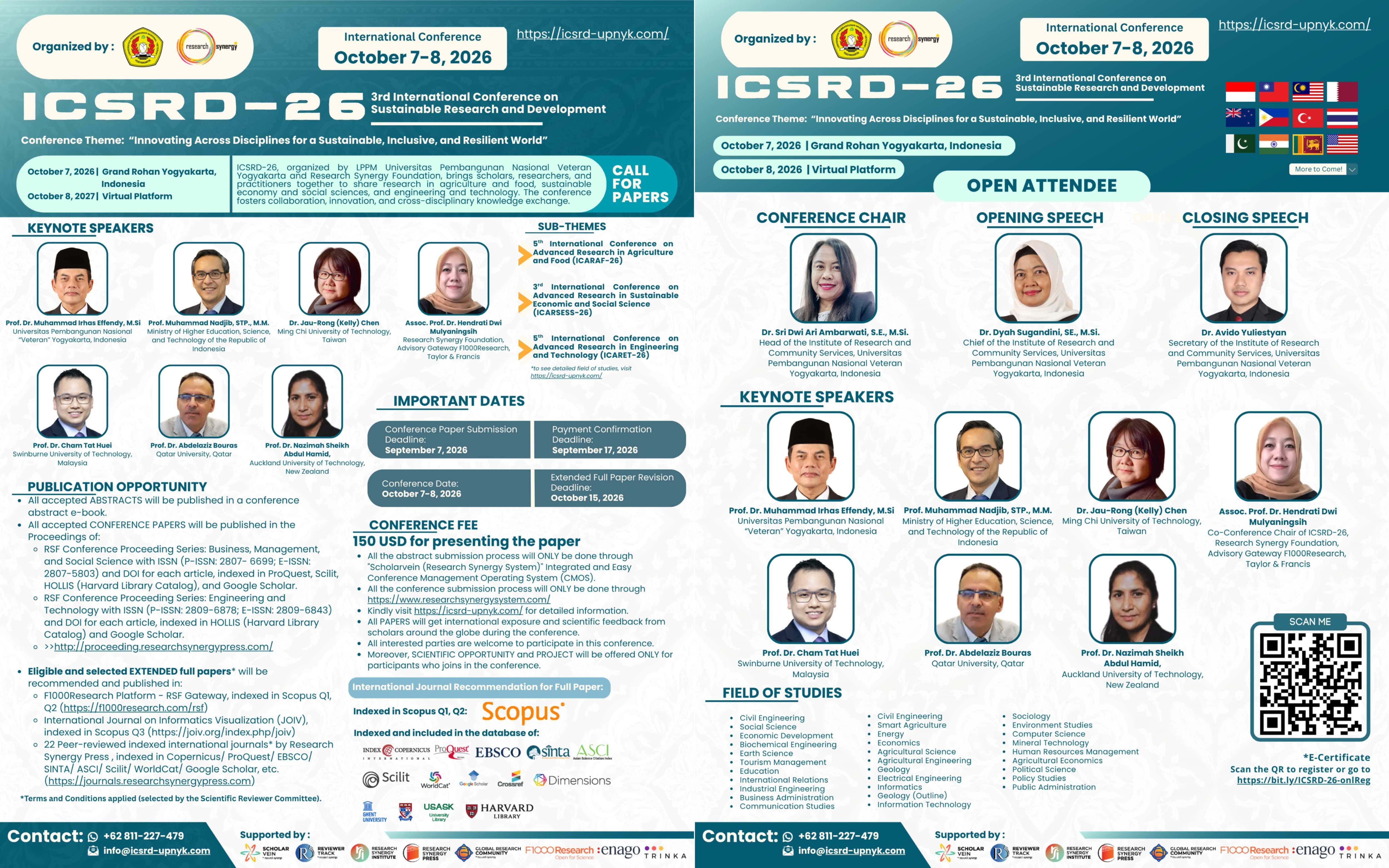 Seminar Internasional ICSRD LPPM UPNYK 2026