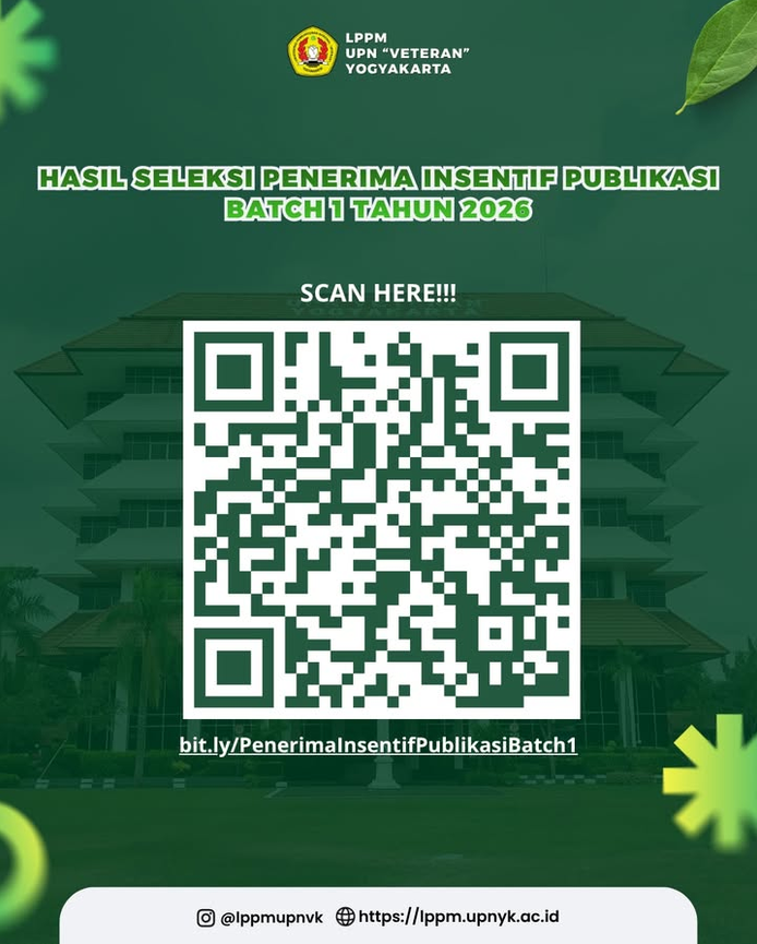 HASIL SELEKSI PENERIMA INSENTIF PUBLIKASI BATCH 1 TAHUN 2026