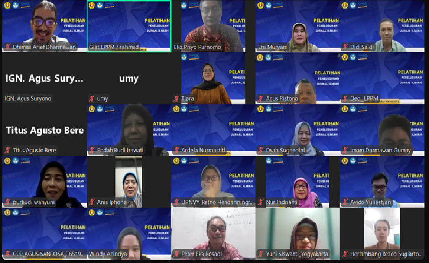 LPPM UPNYK Gelar Loka Karya Rutin "Pelatihan Penelusuran Artikel Ilmiah"