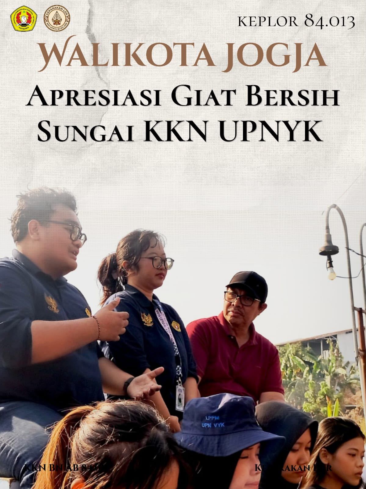 WALI KOTA YOGYAKARTA APRESIASI AKSI BERSIH KALI CODE MAHASISWA KKN UPN VETERAN YOGYAKARTA