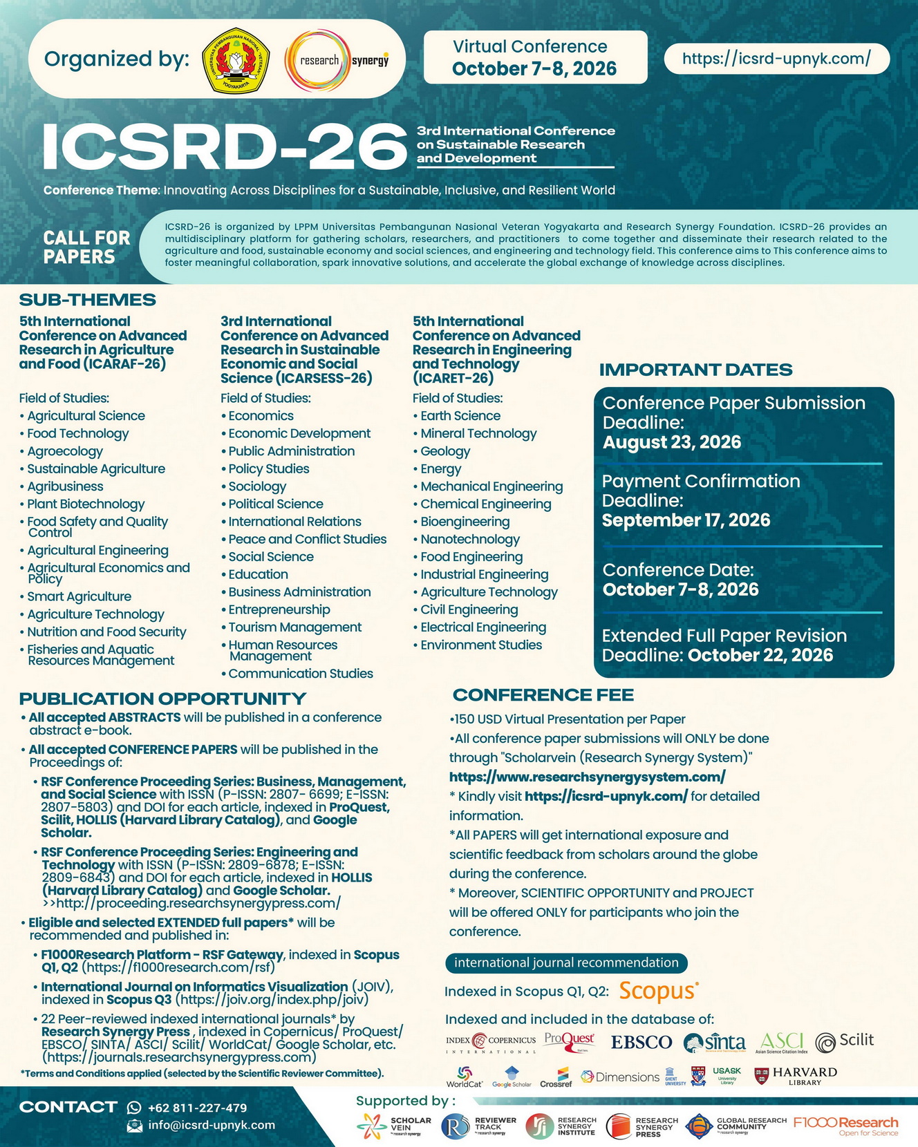 Seminar Internasional LPPM UPNYK 2026