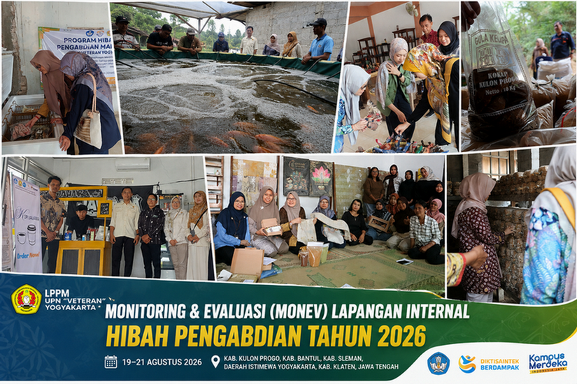 LPPM UPN “Veteran” Yogyakarta Laksanakan Monev Internal Program Hibah Pengabdian Dikti Tahun Anggaran 2026