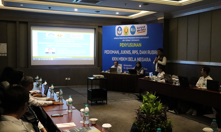 Penyusunan Pedoman, Juknis, RPS, dan Rubrik KKN MBKM Bela Negara oleh LPPM UPN "Veteran" Yogyakarta