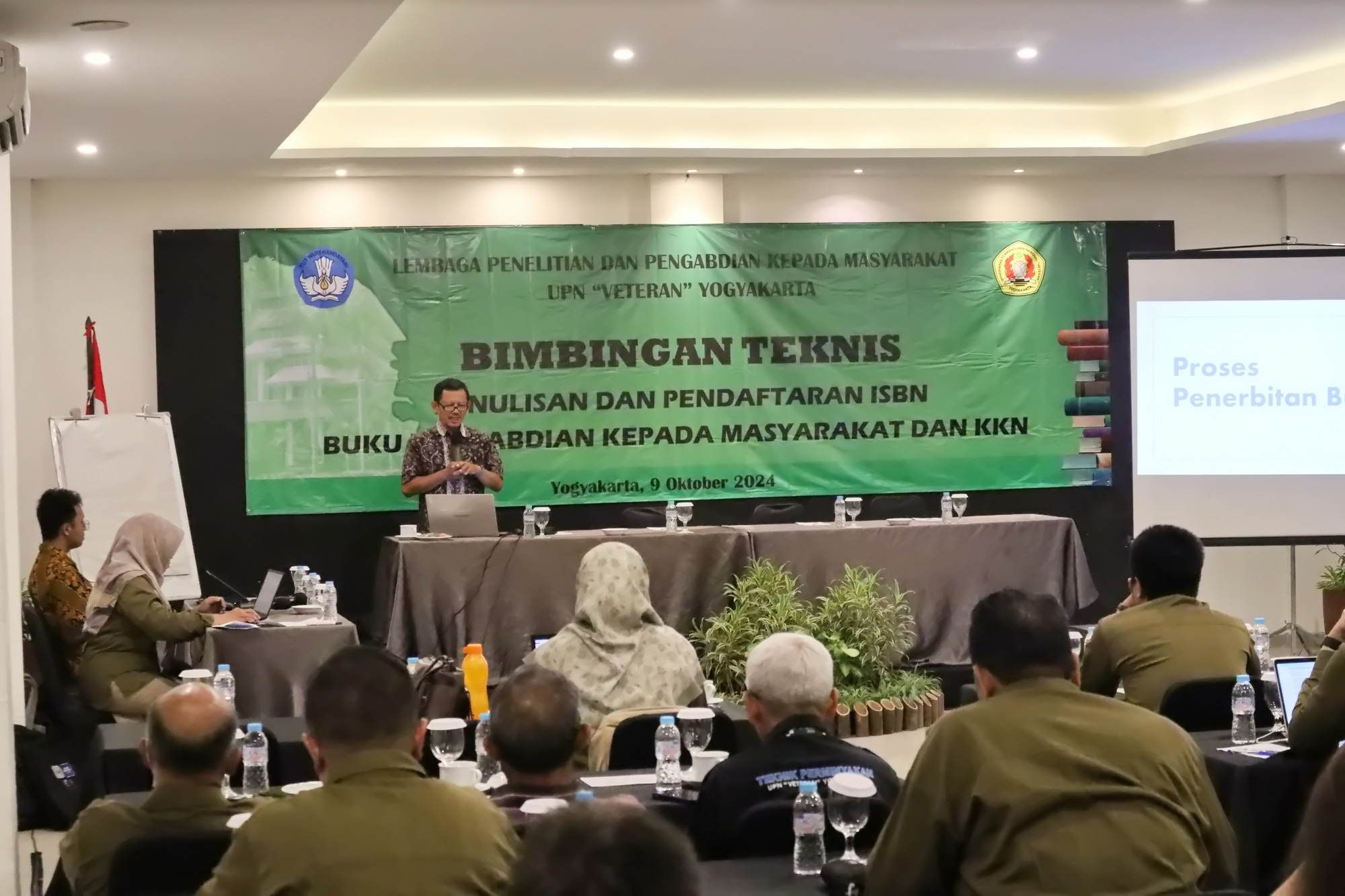 Bimbingan Teknis Penulisan Buku dan Pendaftaran ISBN LPPM UPN "Veteran" Yogyakarta