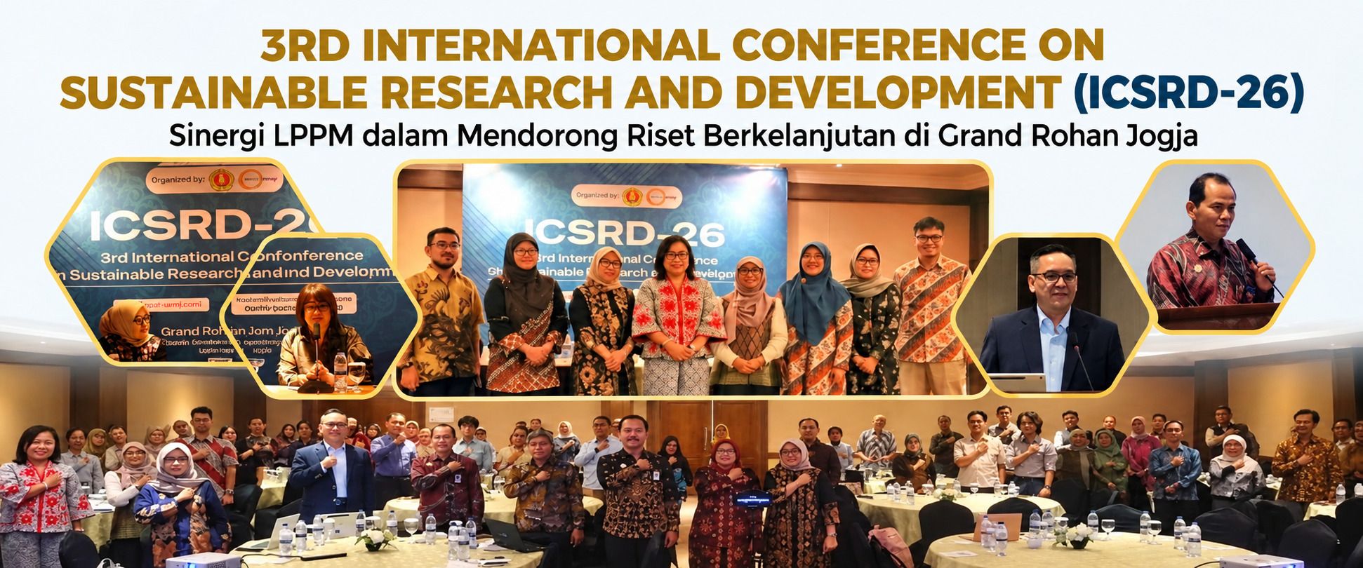 LPPM UPN “Veteran” Yogyakarta Gelar Konferensi Internasional ICSRD-26