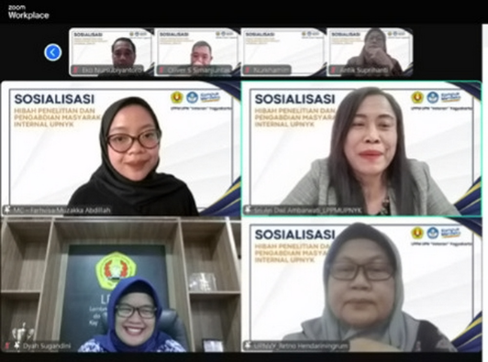 LPPM UPN "Veteran" Yogyakarta Menggelar Sosialisasi Hibah Penelitian dan Pengabdian Masyarakat Tahun 2025